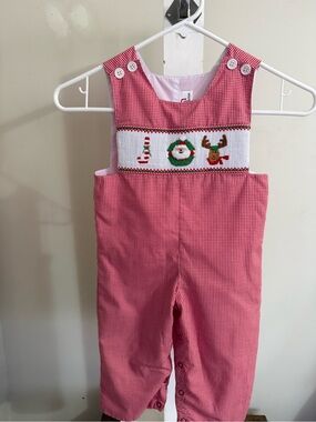 Mom & Me Smocked Christmas Longalls